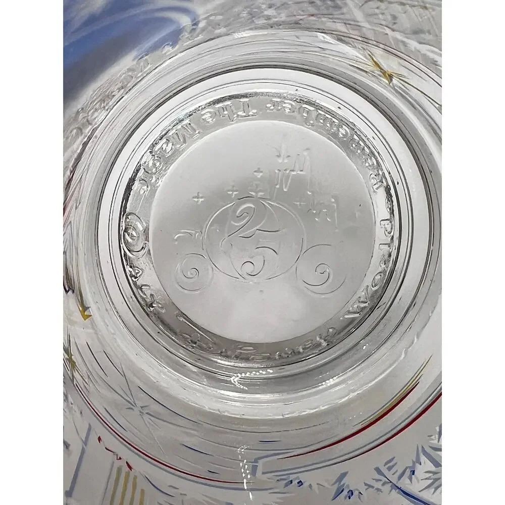 Vintage 1996 Disney WDW 25th Anniversary Mickey Goofy McDonald's Glasses Lot 4